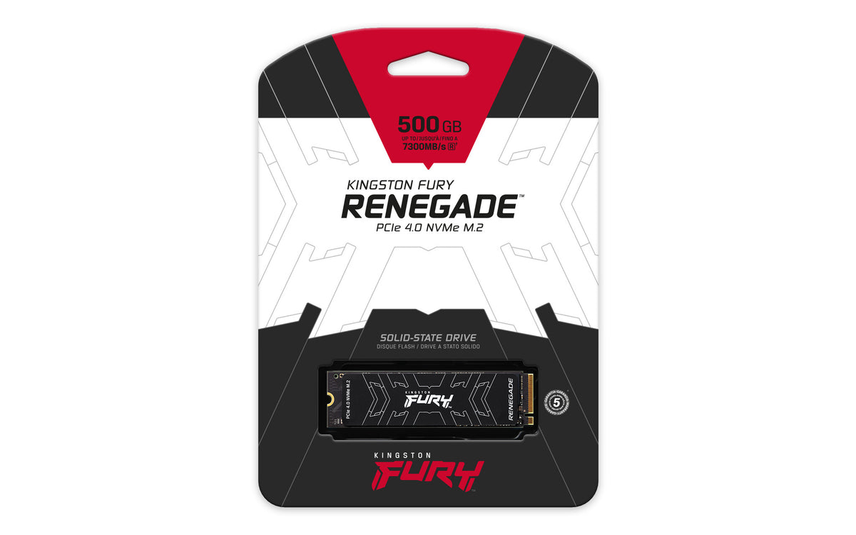 Kingston Technology FURY RENEGADE M.2 2280 NVMe SSD -  500 GB