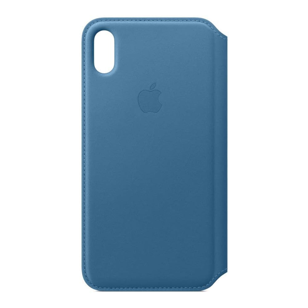 Apple iPhone XS Max Leather Folio Case - Cape Cod Blue