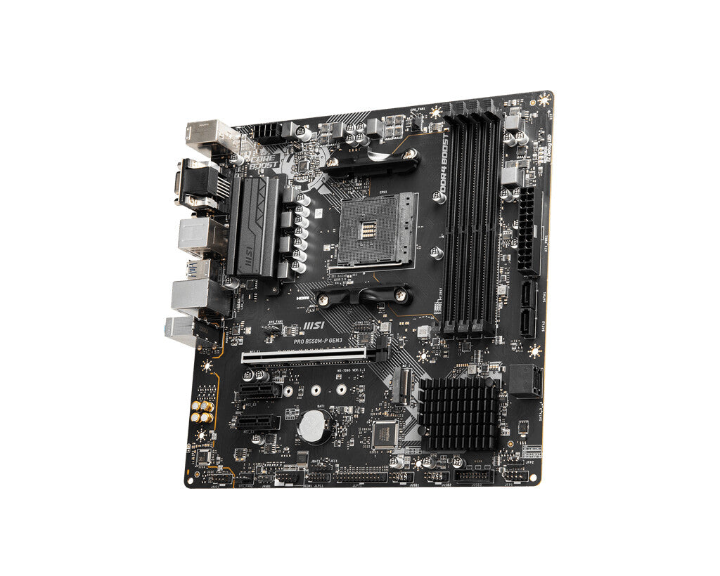 MSI PRO B550M-P GEN3 micro ATX motherboard - AMD B550 Socket AM4