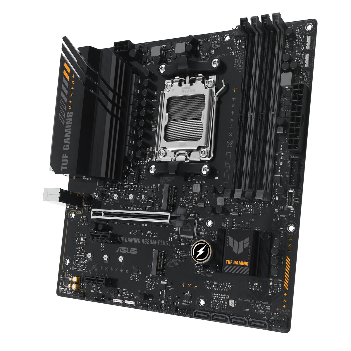 ASUS TUF GAMING A620M-PLUS micro ATX motherboard - AMD A620 Socket AM5