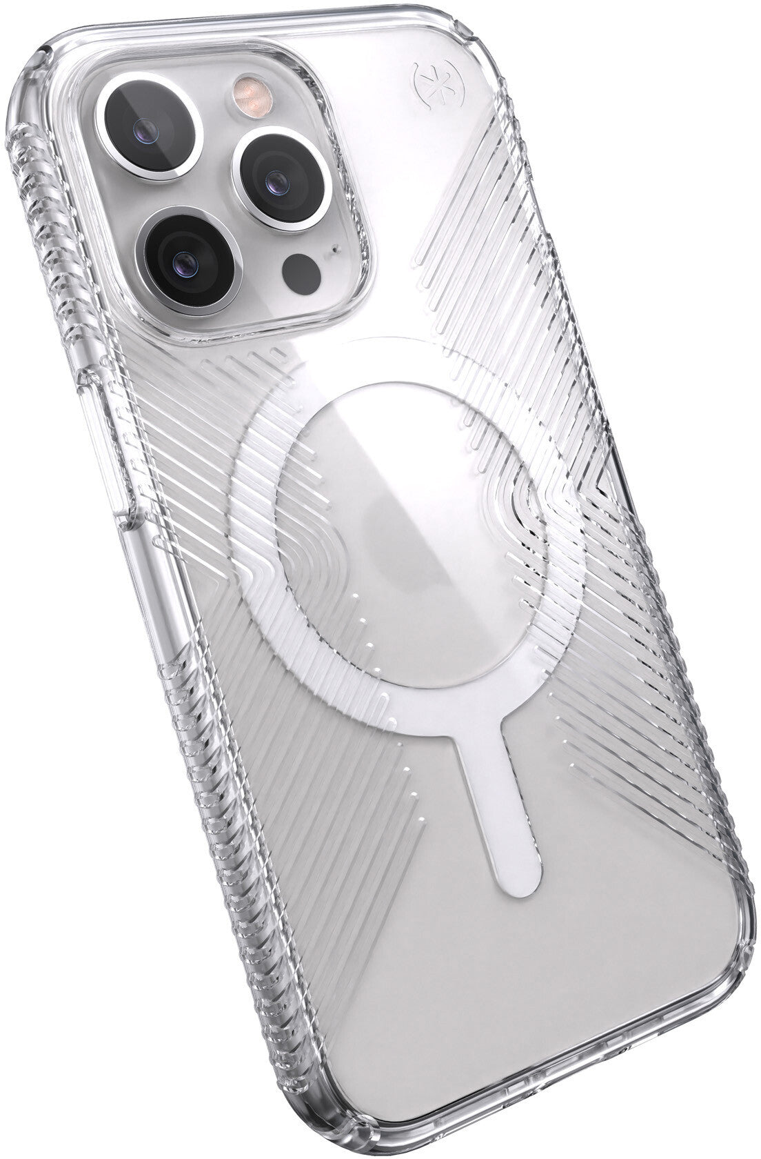 Speck Presidio Perfect Clear Grip with MagSafe for iPhone 13 Pro in Transparent