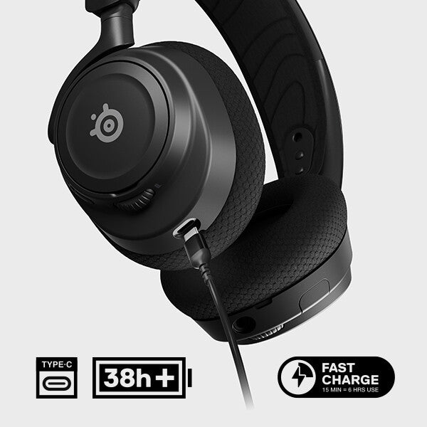 Steelseries Arctis Nova 7 - USB Type-C Wireless Bluetooth Gaming Headset in Black