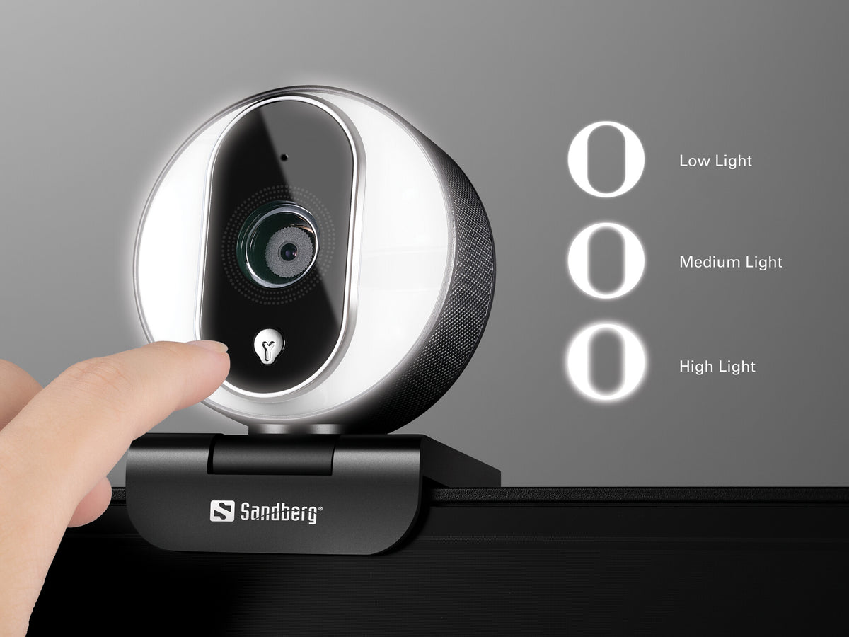 Sandberg Streamer Pro - 1080p USB Webcam