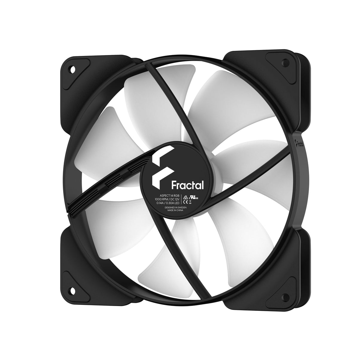 Fractal Design Aspect 14 RGB - Computer Case Fan in Black - 140mm