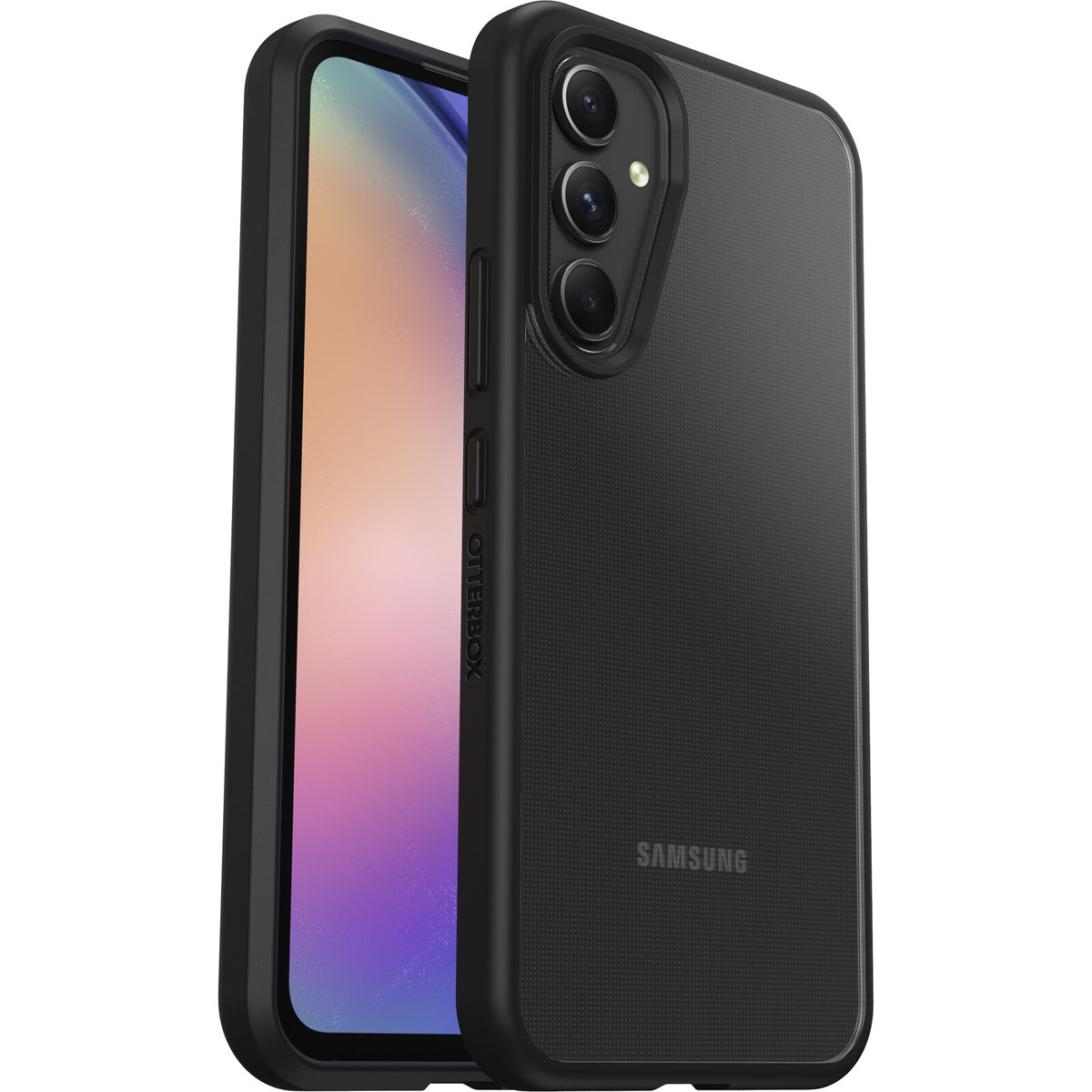 OtterBox React Case for Galaxy A54 5G in Black Crystal