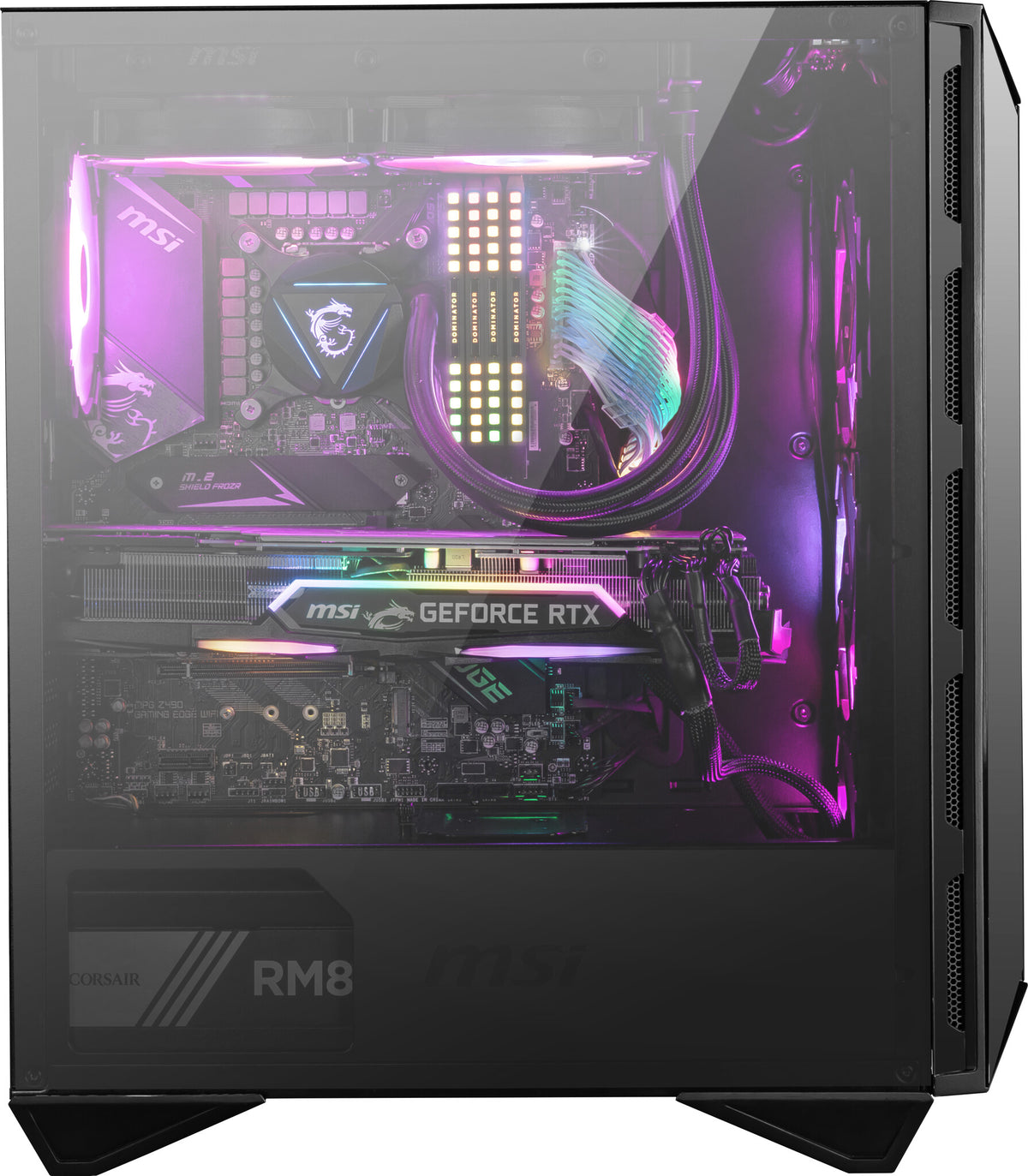 MSI MPG GUNGNIR 110R - ATX Mid Tower Case in Black