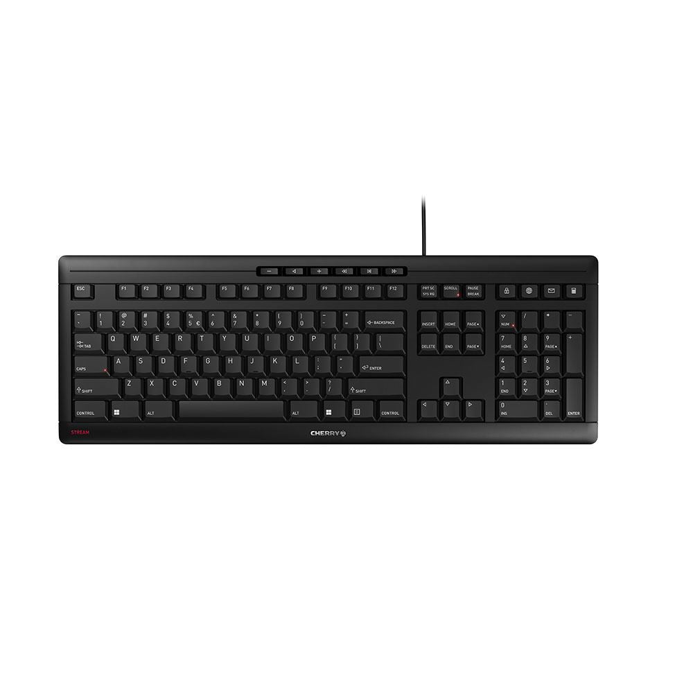 CHERRY STREAM keyboard USB QWERTY US English Black