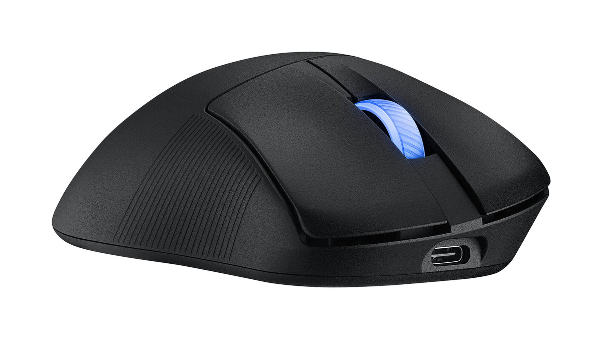 ASUS ROG Keris II Ace Wireless AimPoint - RF Wireless + Bluetooth + USB Type-A Optical Mouse in Black - 42,000 DPI