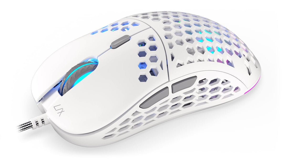 ENDORFY LIX Onyx - USB Type-C Wired Optical Mouse in White - 8,000 DPI