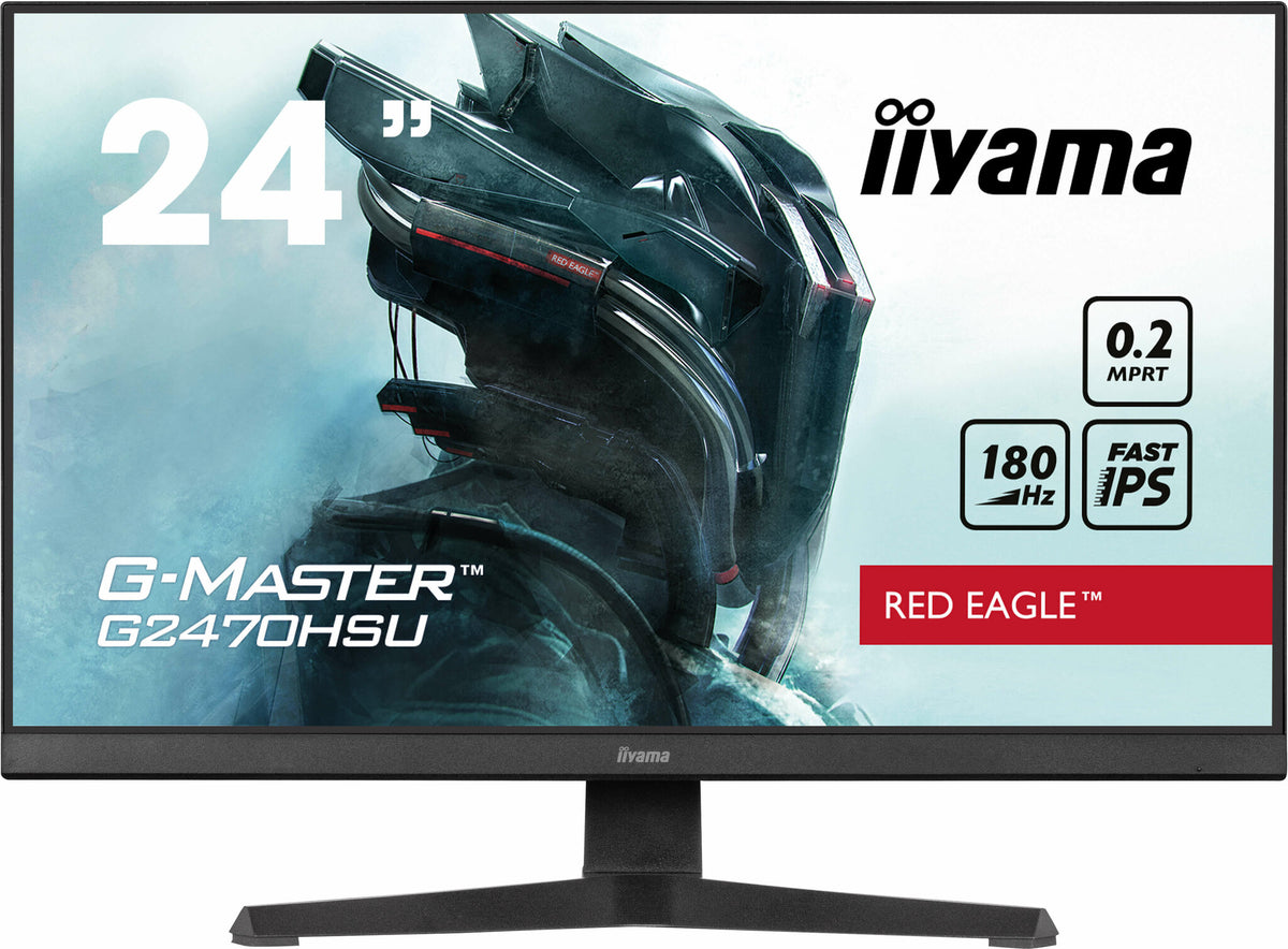 iiyama G-MASTER G2470HSU-B6 - 60.5 cm (23.8&quot;) - 1920 x 1080 pixels Full HD LCD Monitor