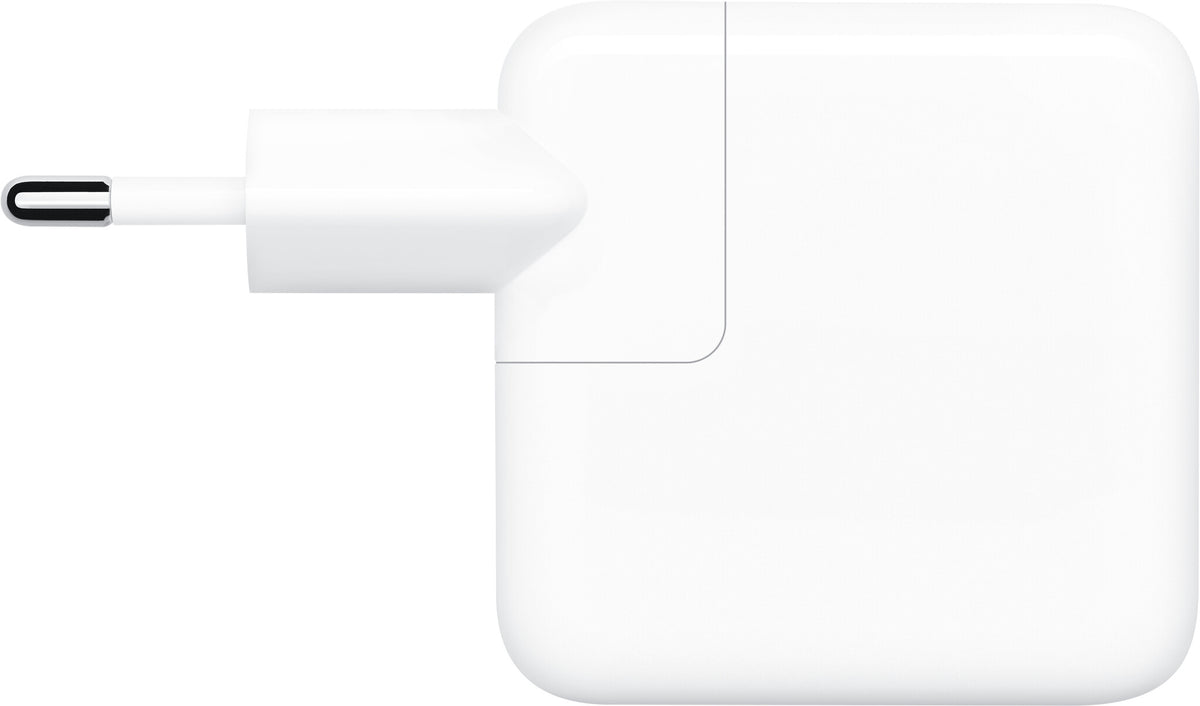 Apple 35W Dual USB-C Port Power Adapter Plug in White - EU Plug