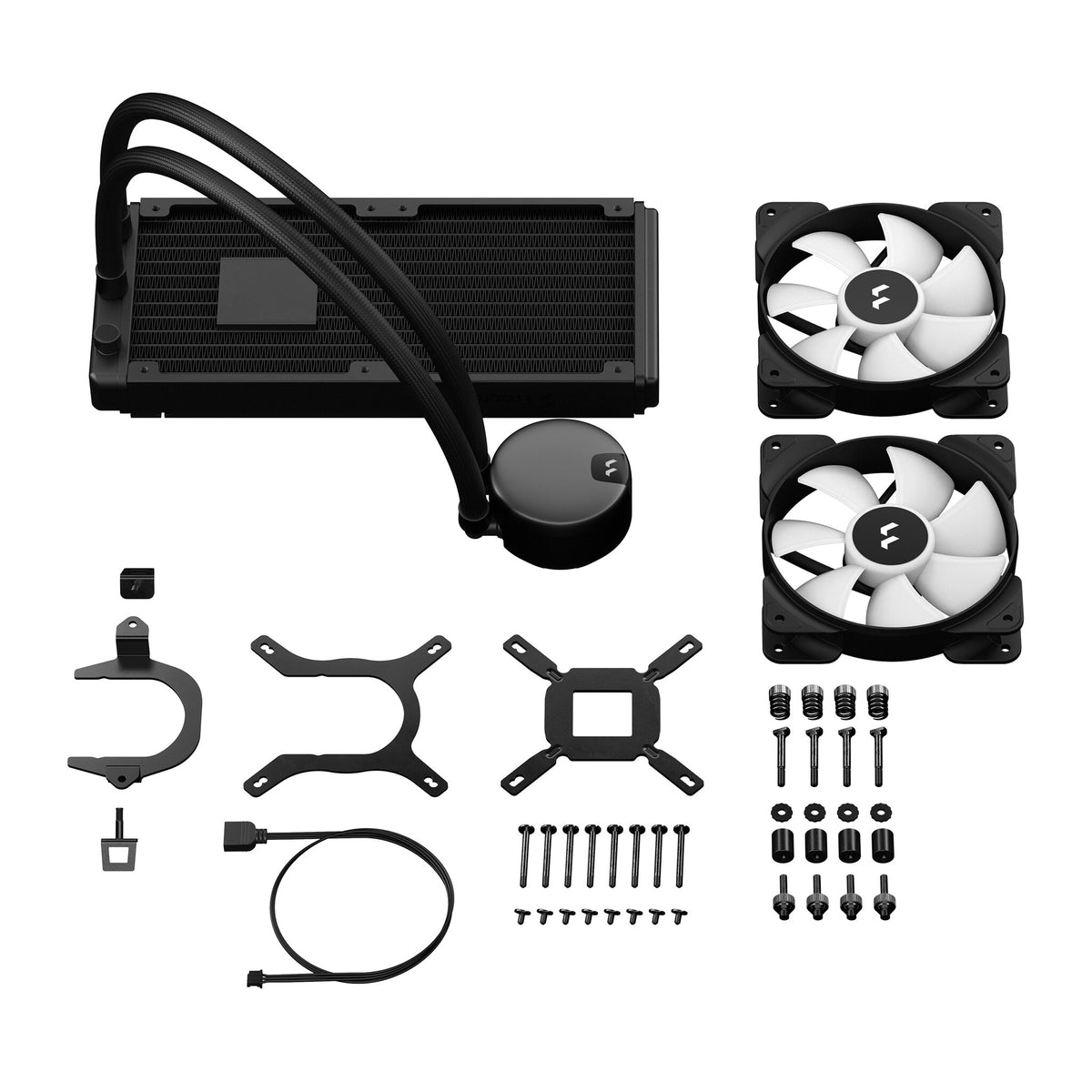 Fractal Design Lumen S24 V2 RGB - All-in-one Liquid Processor Cooler in Black - 240mm