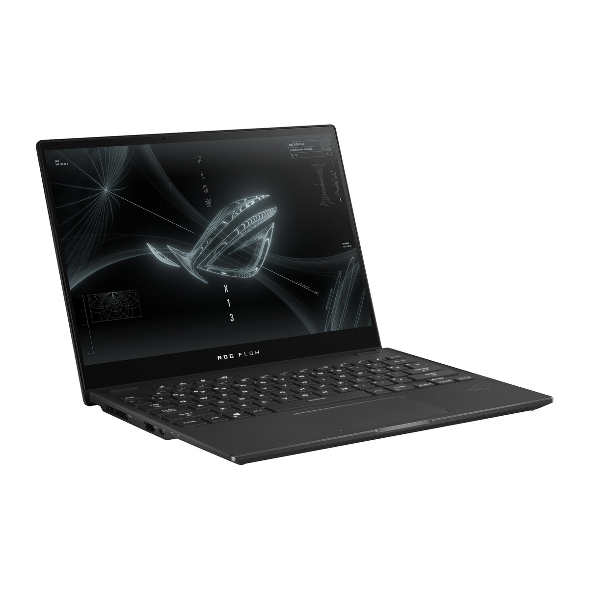 ASUS ROG Flow X13 Hybrid (2-in-1) - 34 cm (13.4&quot;) - Touchscreen - AMD Ryzen™ 9 5980HS - 16 GB LPDDR4x-SDRAM - 1 TB SSD - NVIDIA GeForce RTX 3050 Ti - Wi-Fi 6 - Windows 10 Pro - Black