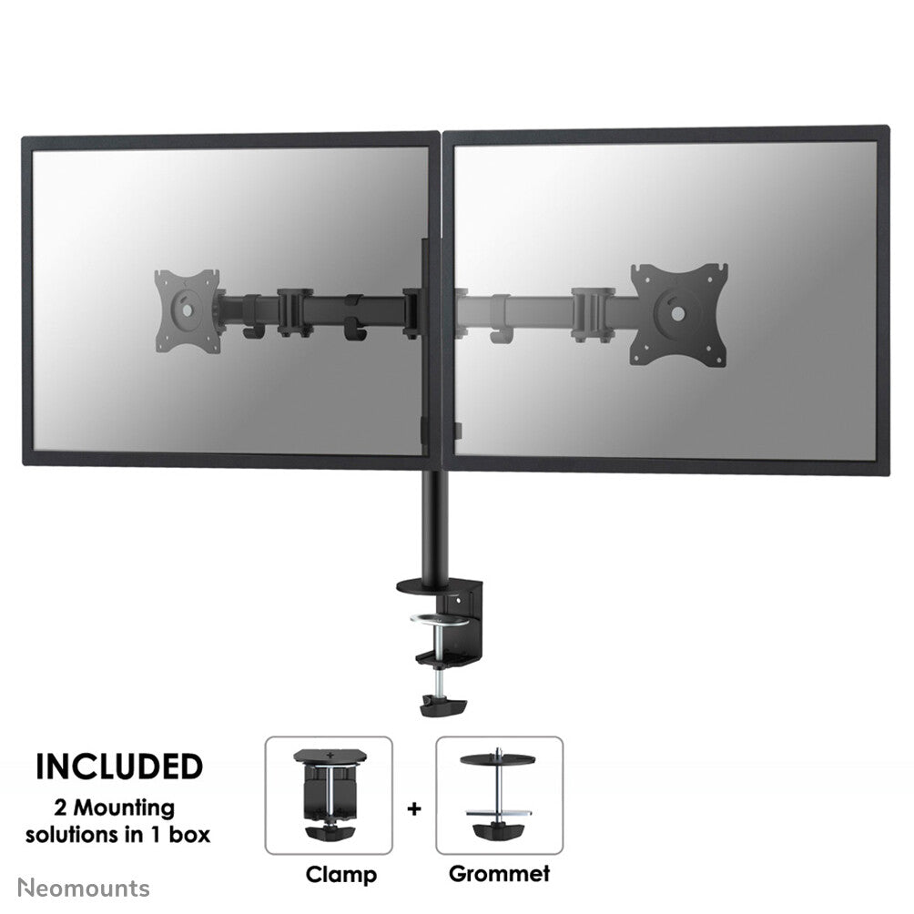 Neomounts NM-D135DBLACK - Desk monitor mount for 25.4 cm (10&quot;) to 68.6 cm (27&quot;)