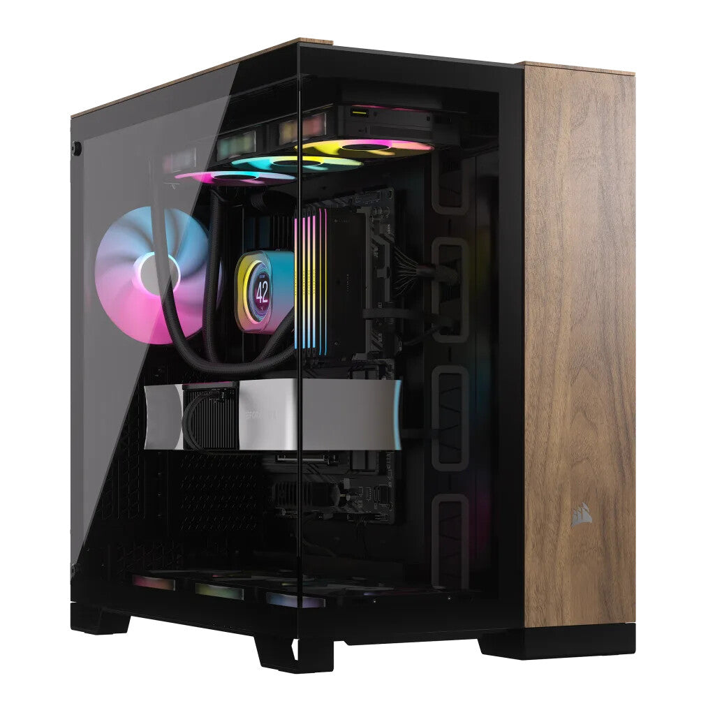 Corsair 6500X - ATX Mid Tower Case in Black / Walnut