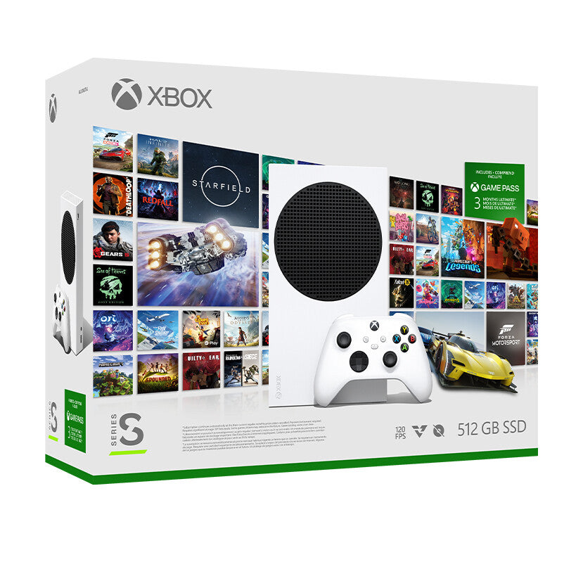 Microsoft Xbox Series S in White - Starter Bundle