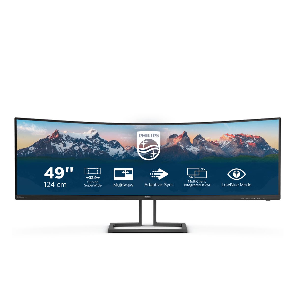 Philips P Line 498P9Z/00 LED display 124 cm (48.8&quot;) 5120 x 1440 pixels Black Monitor