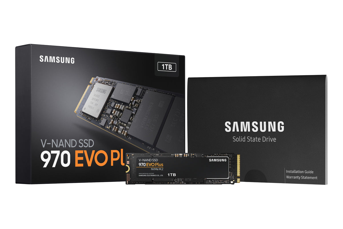 Samsung 970 EVO Plus - PCI Express 3.0 V-NAND MLC NVMe M.2 SSD - 1 TB