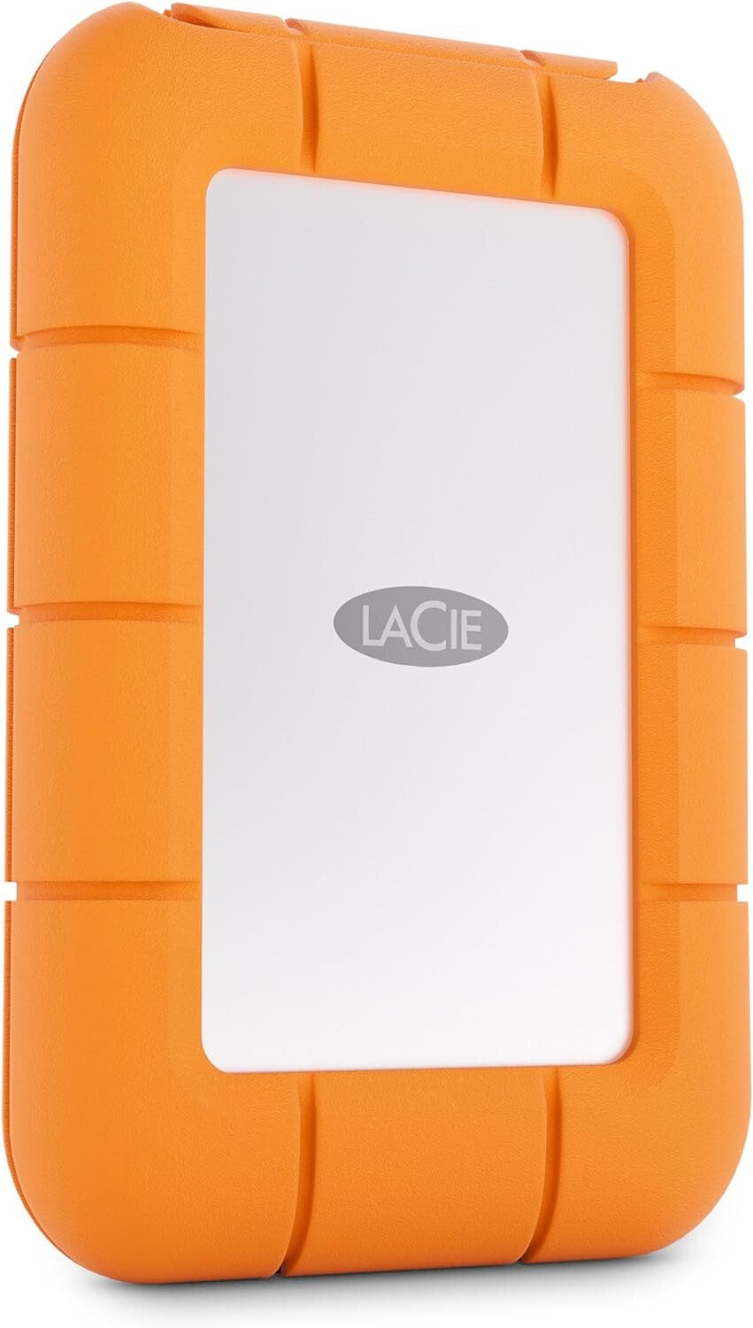 LaCie Rugged Mini - USB-C External HDD in Grey / Orange - 4 TB