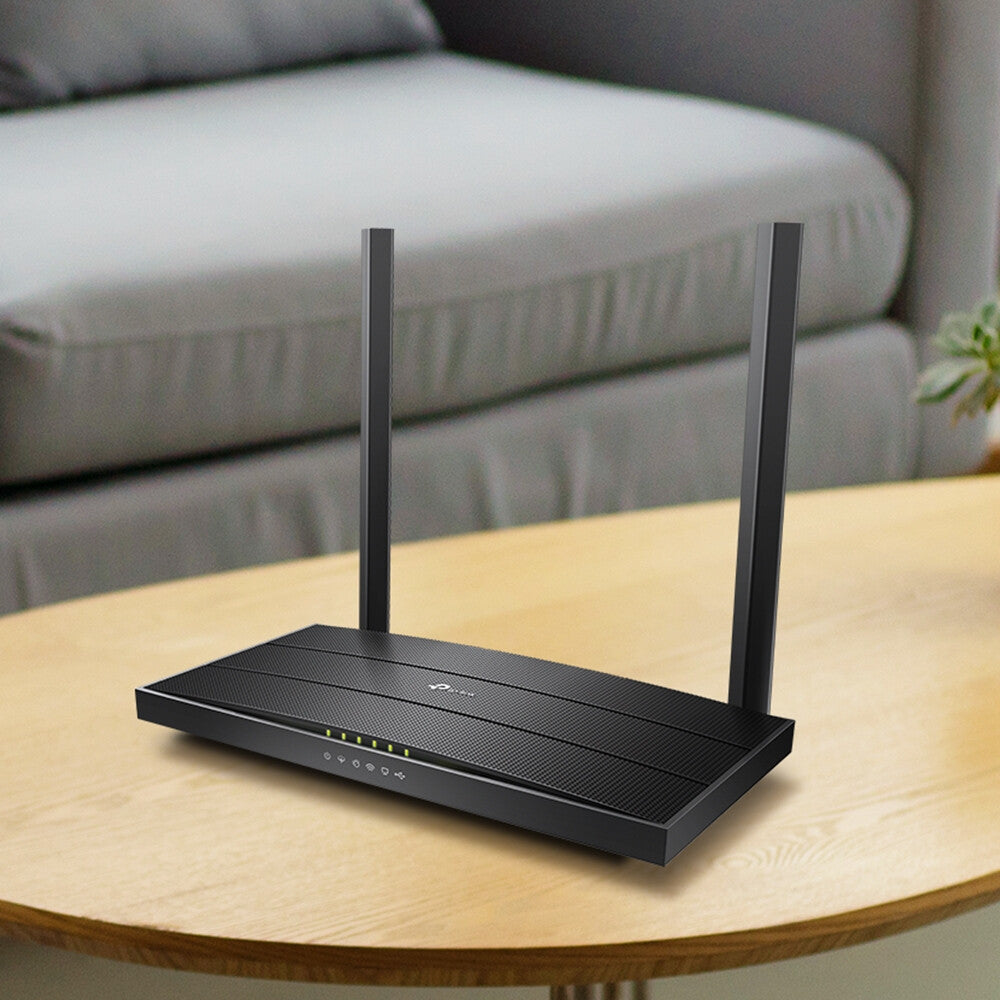 TP-Link AC1200 - Gigabit Ethernet Dual-band (2.4 GHz / 5 GHz) wireless router in Black