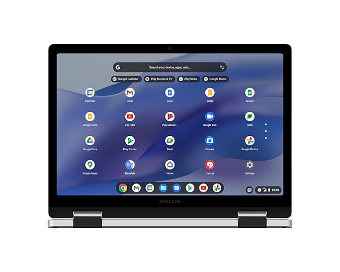 Samsung Chromebook 2 - 31.5 cm (12.4&quot;) - Touchscreen - Intel® Celeron® N4500 - 4 GB LPDDR4x-SDRAM - 128 GB eMMC - Wi-Fi 6 - ChromeOS - Silver