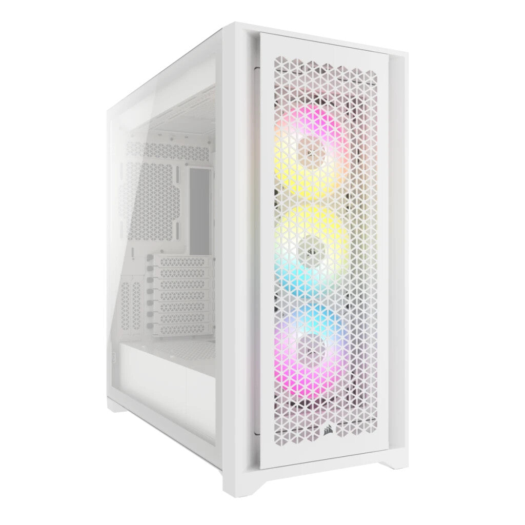 Corsair iCUE 5000D RGB AIRFLOW - ATX Mid Tower Case in White