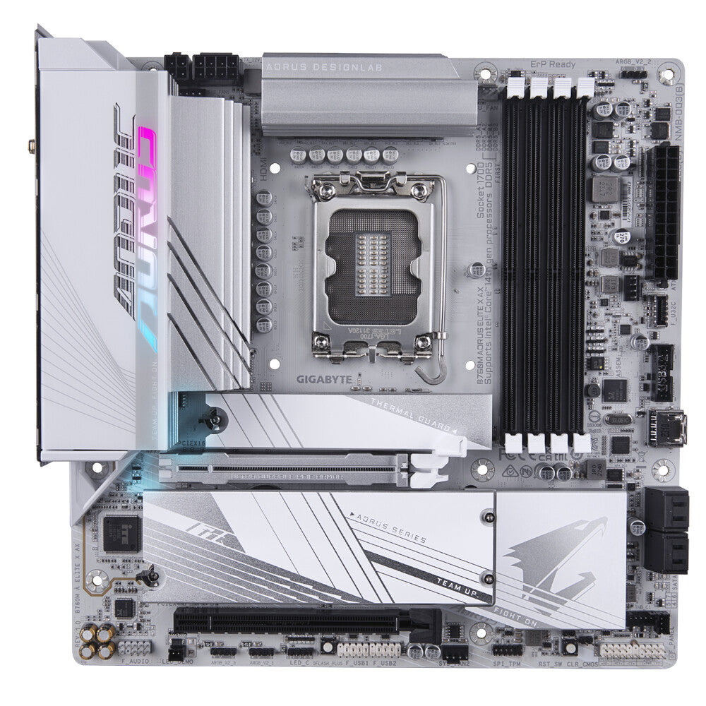 Gigabyte B760M AORUS ELITE X AX ATX motherboard - Intel B760 LGA 1700