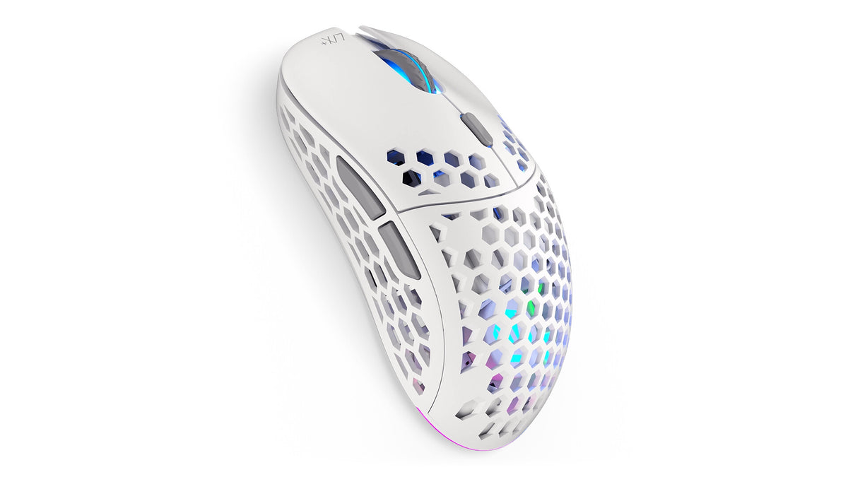 ENDORFY LIX Plus Onyx - USB Type-C Wired + RF Wireless Optical Mouse in White - 19,000 DPI