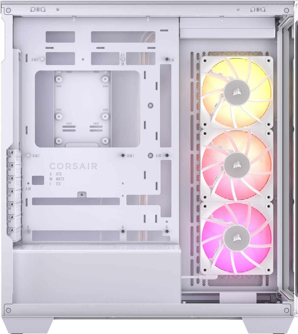 Corsair iCUE LINK 3500X RGB - EATX Mid Tower Case in White