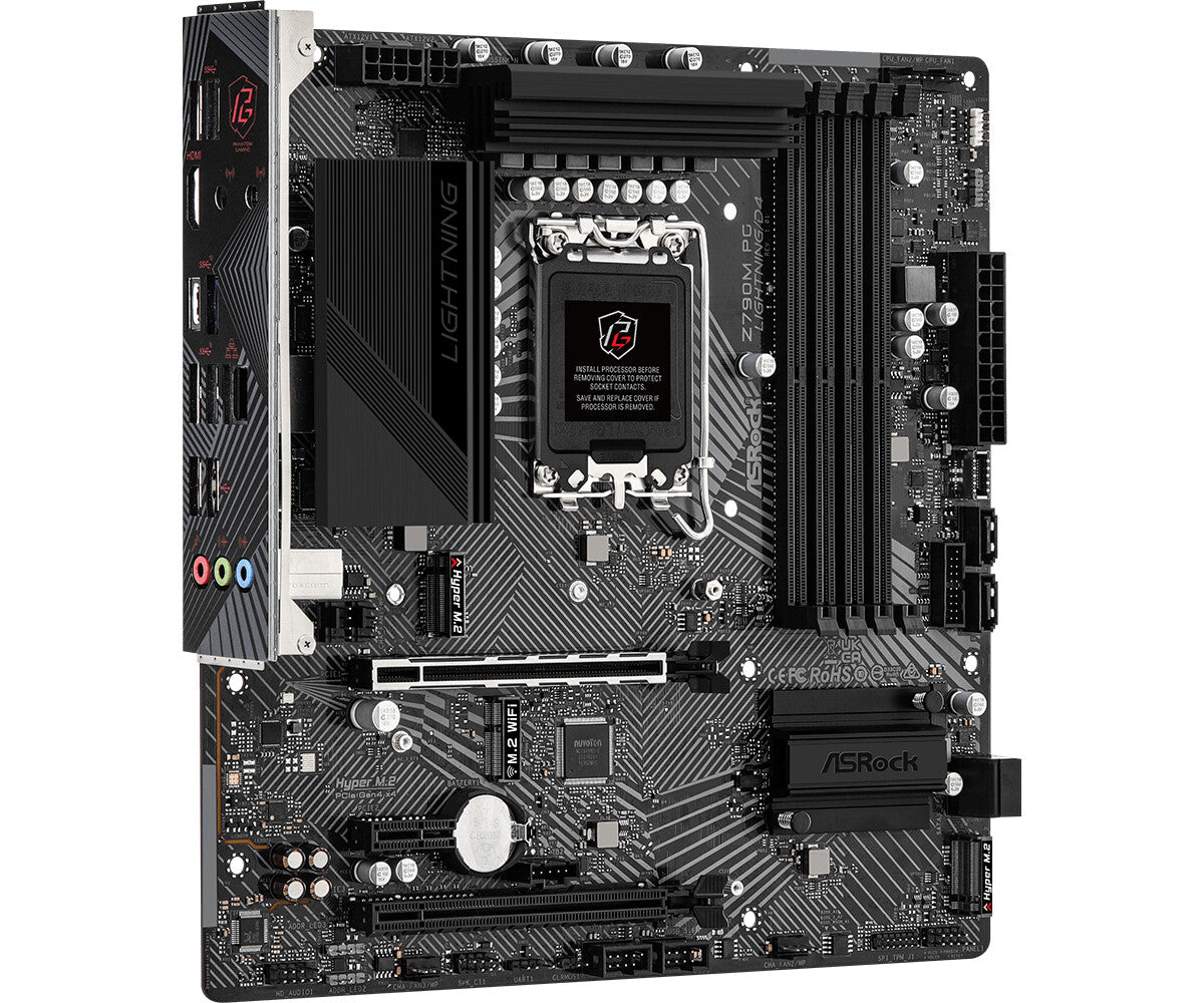 Asrock Z790M PG Lightning/D4 micro ATX motherboard - Intel Z790 LGA 1700