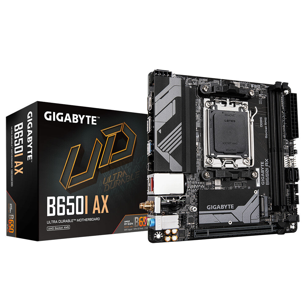 GIGABYTE B650I AX Mini-ITX motherboard - AMD B650 Socket AM5