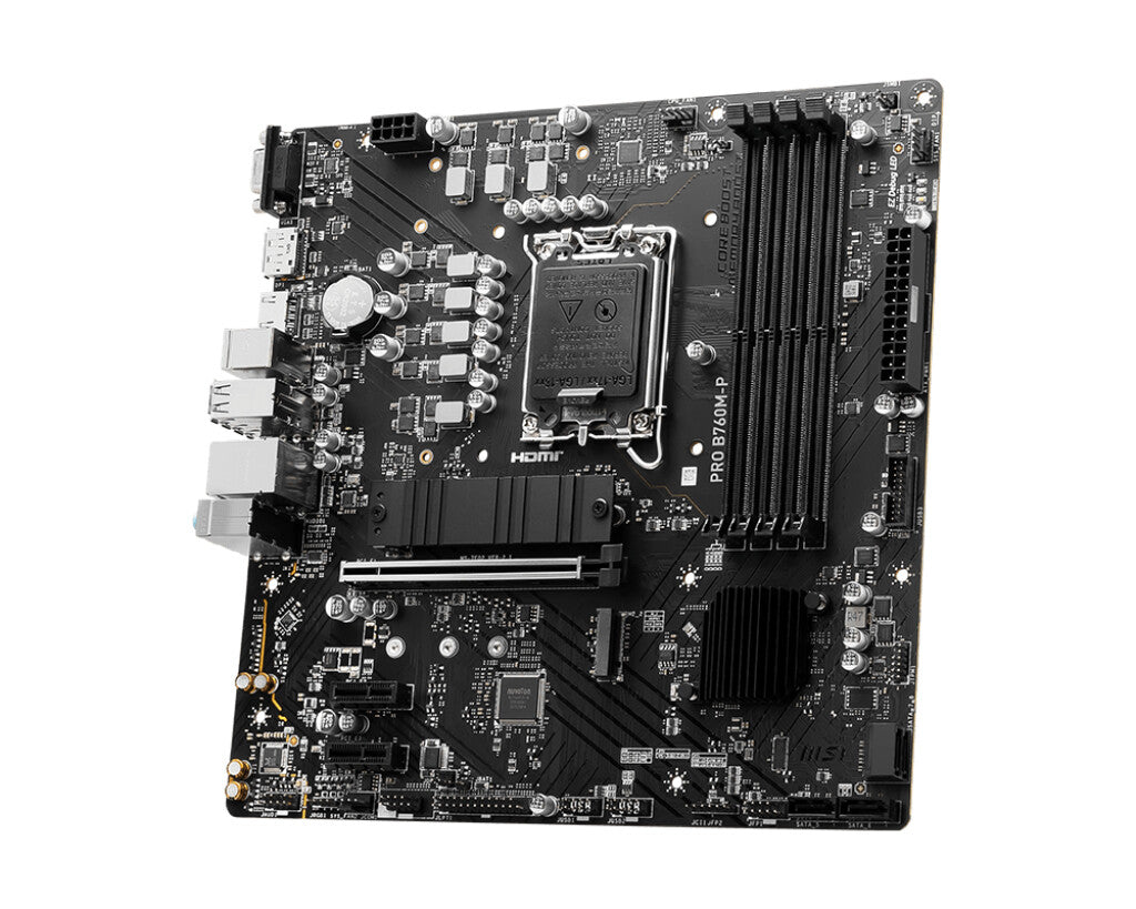 MSI PRO B760M-P micro ATX motherboard - Intel B760 LGA 1700