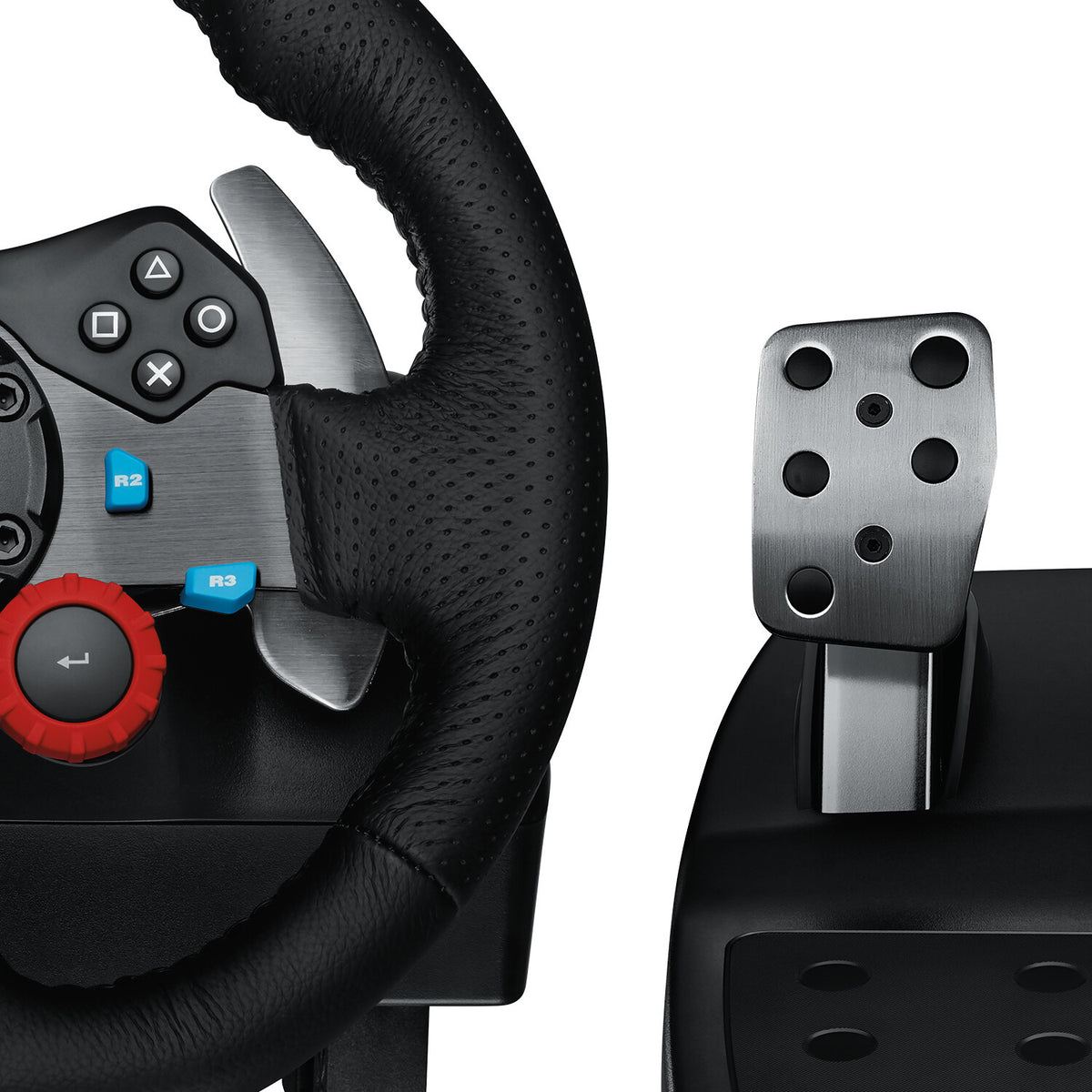 Logitech G - G29 Driving Force Racing Wheel and Pedals for PC / PS5 / PS4