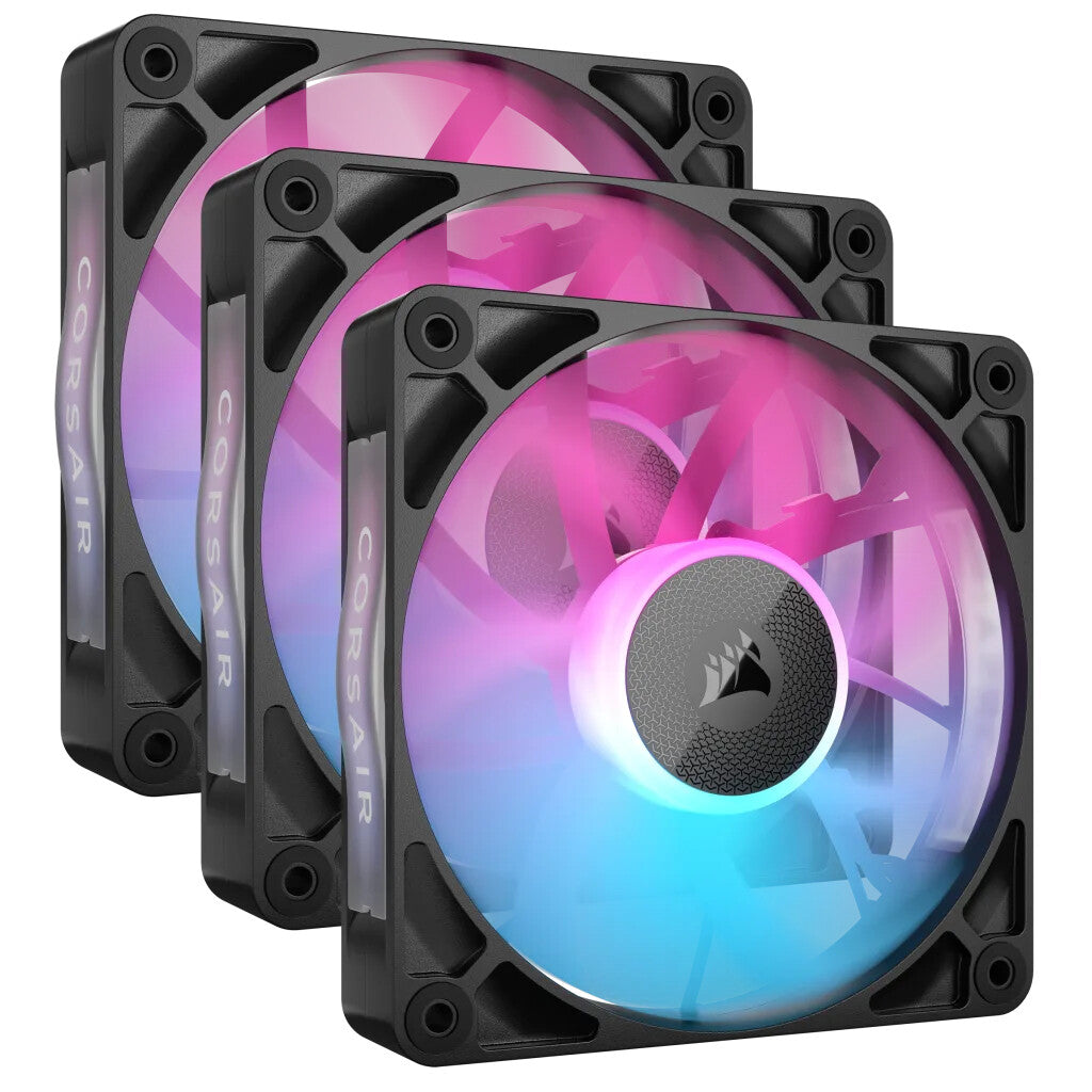 Corsair iCUE LINK RX120 RGB - Computer Case Fan in Black - 120mm (Pack of 3)