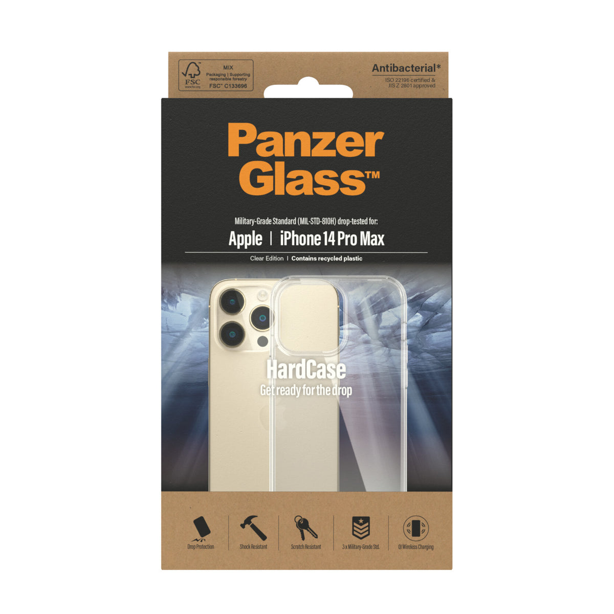 PanzerGlass ® HardCase for iPhone 14 Pro Max in Clear