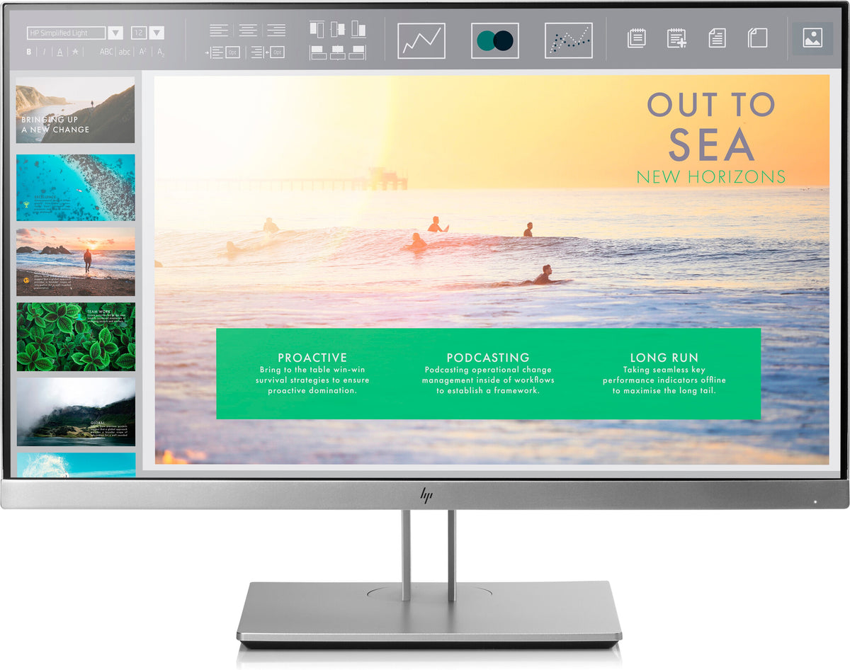 HP EliteDisplay E233 - 58.4 cm (23&quot;) - 1920 x 1080 pixels Full HD LED Monitor