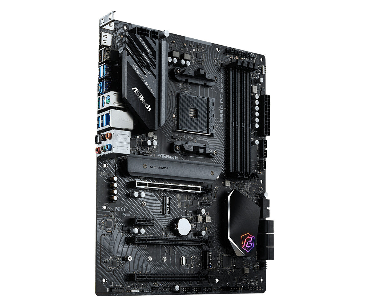 Asrock B550 PG Riptide ATX motherboard - AMD B550 Socket AM4