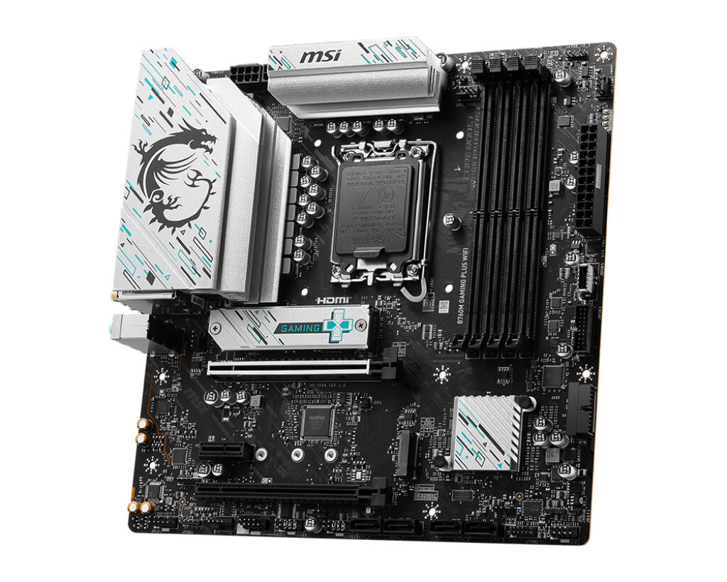 MSI B760M GAMING PLUS WIFI micro ATX motherboard - Intel B760 LGA 1700