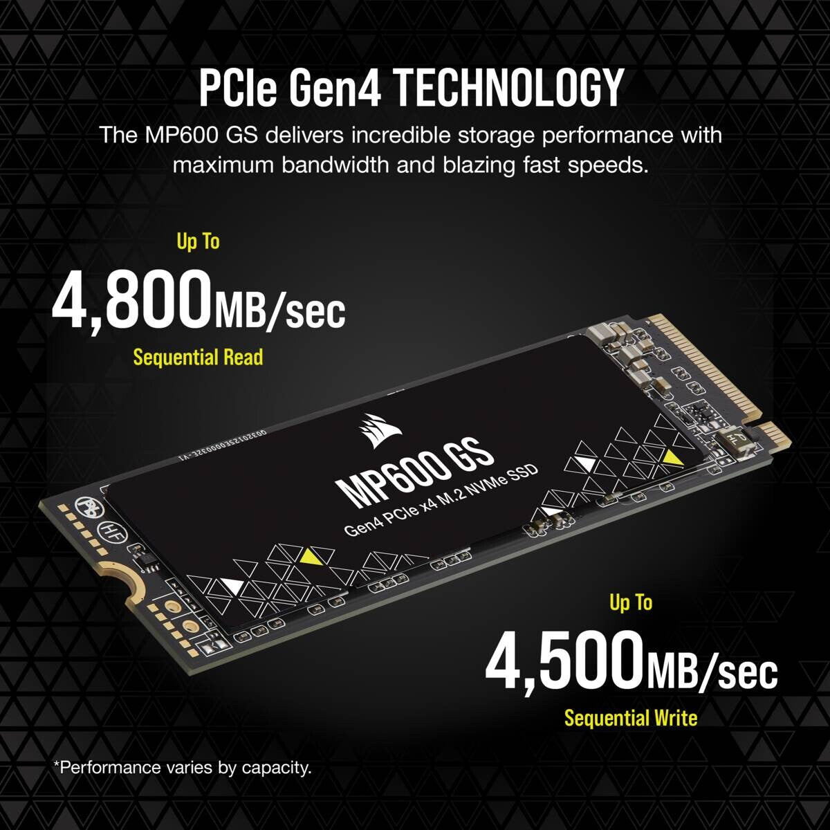 Corsair MP600 GS - PCI Express 4.0 3D TLC NAND NVMe M.2 SSD - 1 TB