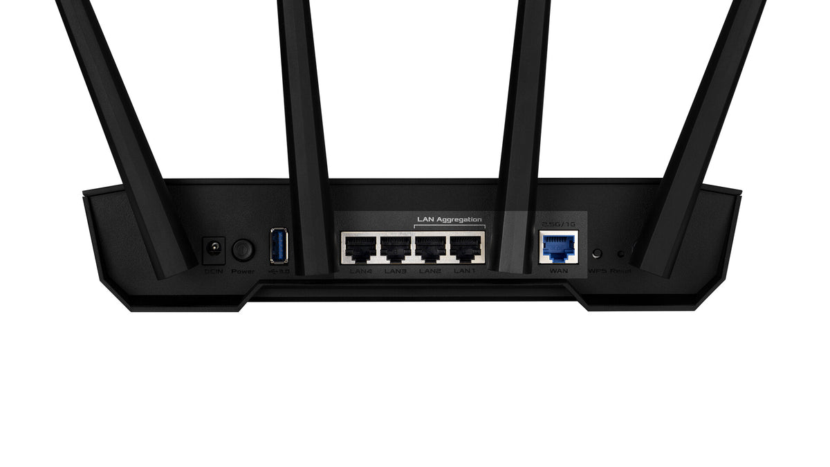 ASUS TUF Gaming AX3000 V2 - Gigabit Ethernet Dual-band (2.4 GHz / 5 GHz) wireless router in Black / Orange