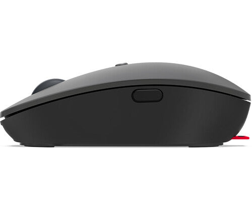 Lenovo Go - RF Wireless + Bluetooth Multi-Device Office Optical Mouse in Black / Grey - 2,400 DPI