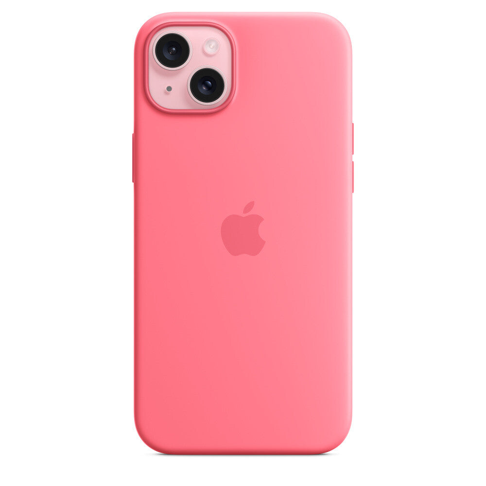 Apple MWNE3ZM/A - Silicone Case with MagSafe for iPhone 15 Plus in Pink