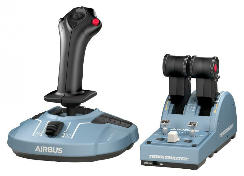 Thrustmaster TCA Officer Pack &quot;Airbus Edition&quot; - USB-C Wired Joystick + Throttle Quadrant for PC