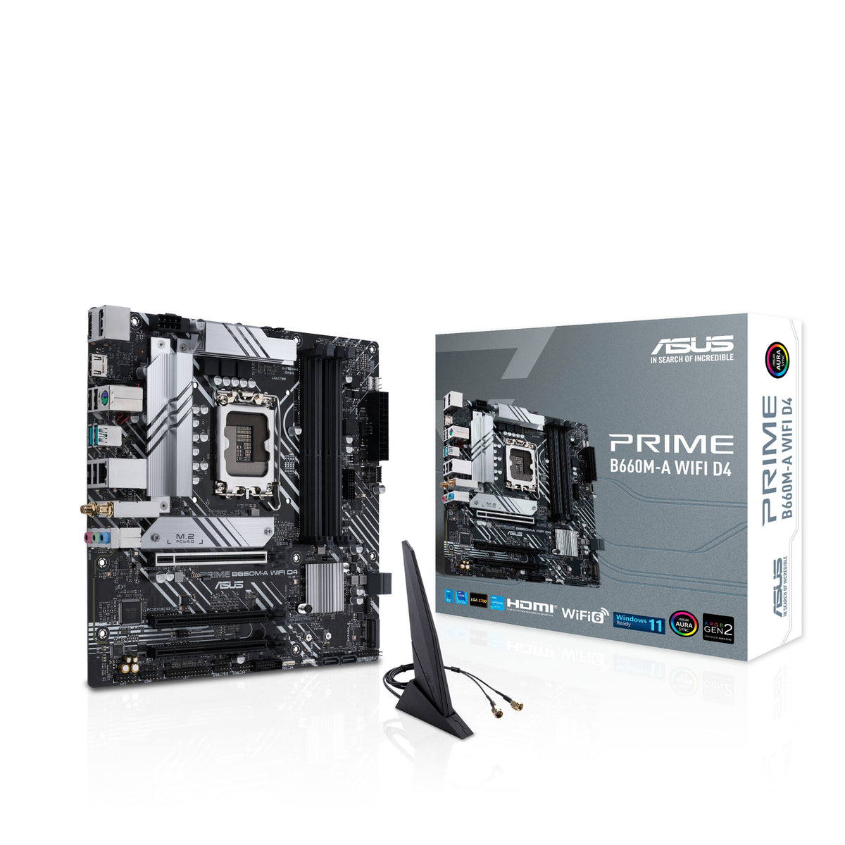 ASUS PRIME B660M-A WIFI D4 micro ATX Motherboard - Intel B660 LGA 1700