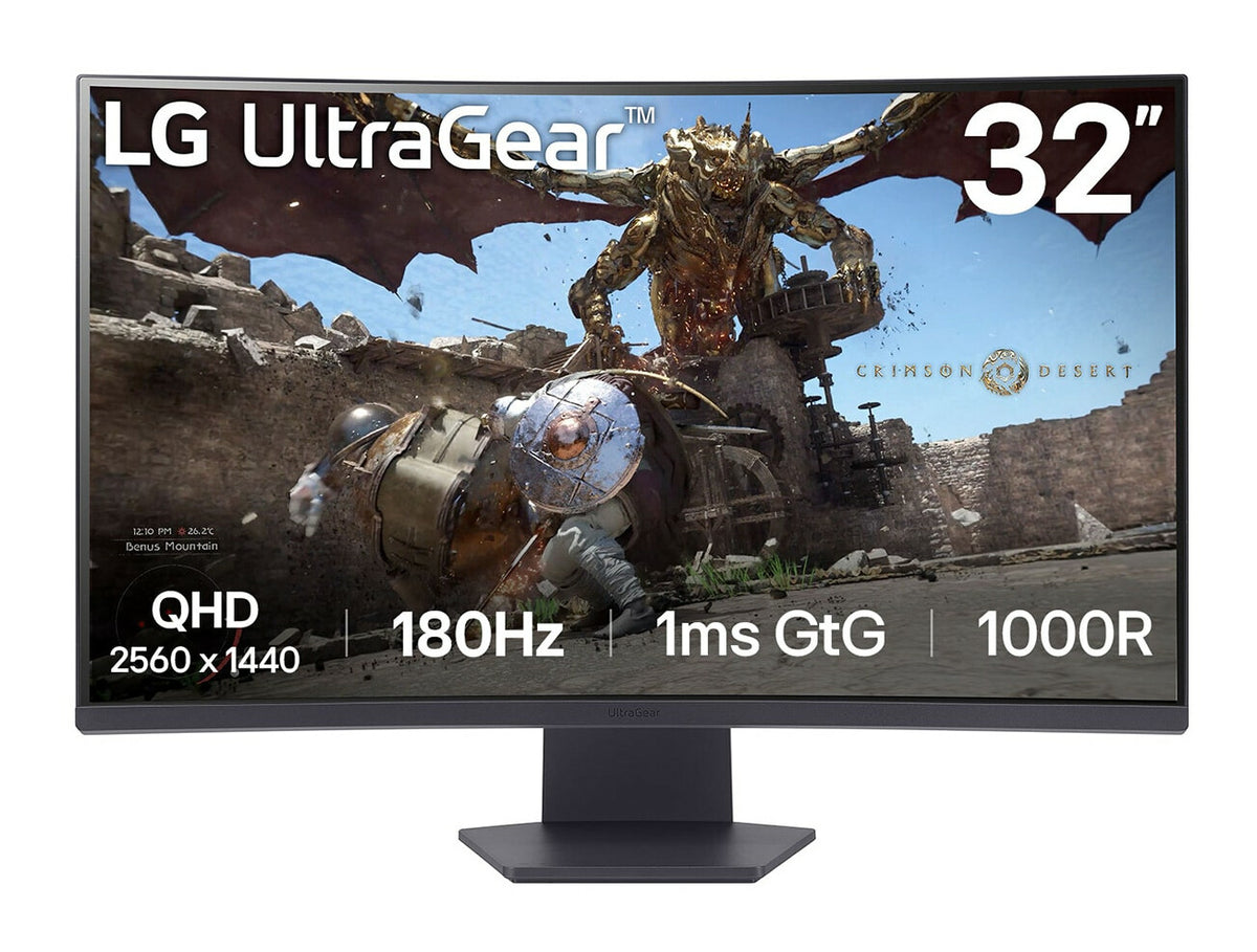 LG 32GS60QC-B - 80 cm (31.5&quot;) - 2560 x 1440 pixels QHD LCD Monitor