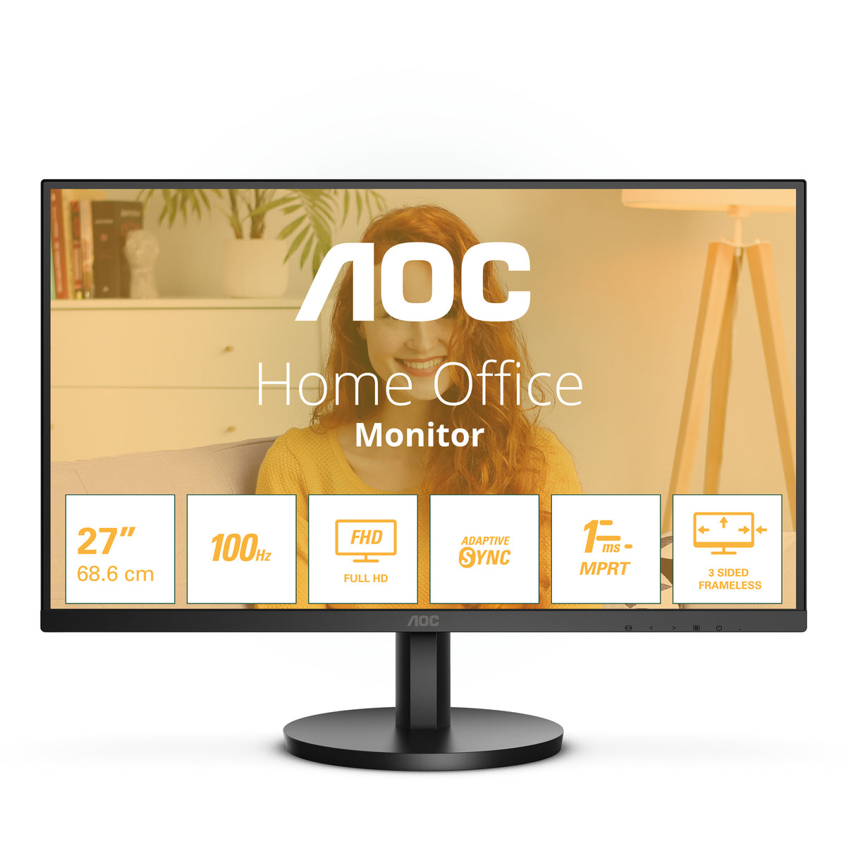 AOC B3 27B3HMA2 - 68.6 cm (27&quot;) - 1920 x 1080 pixels Full HD LCD Monitor