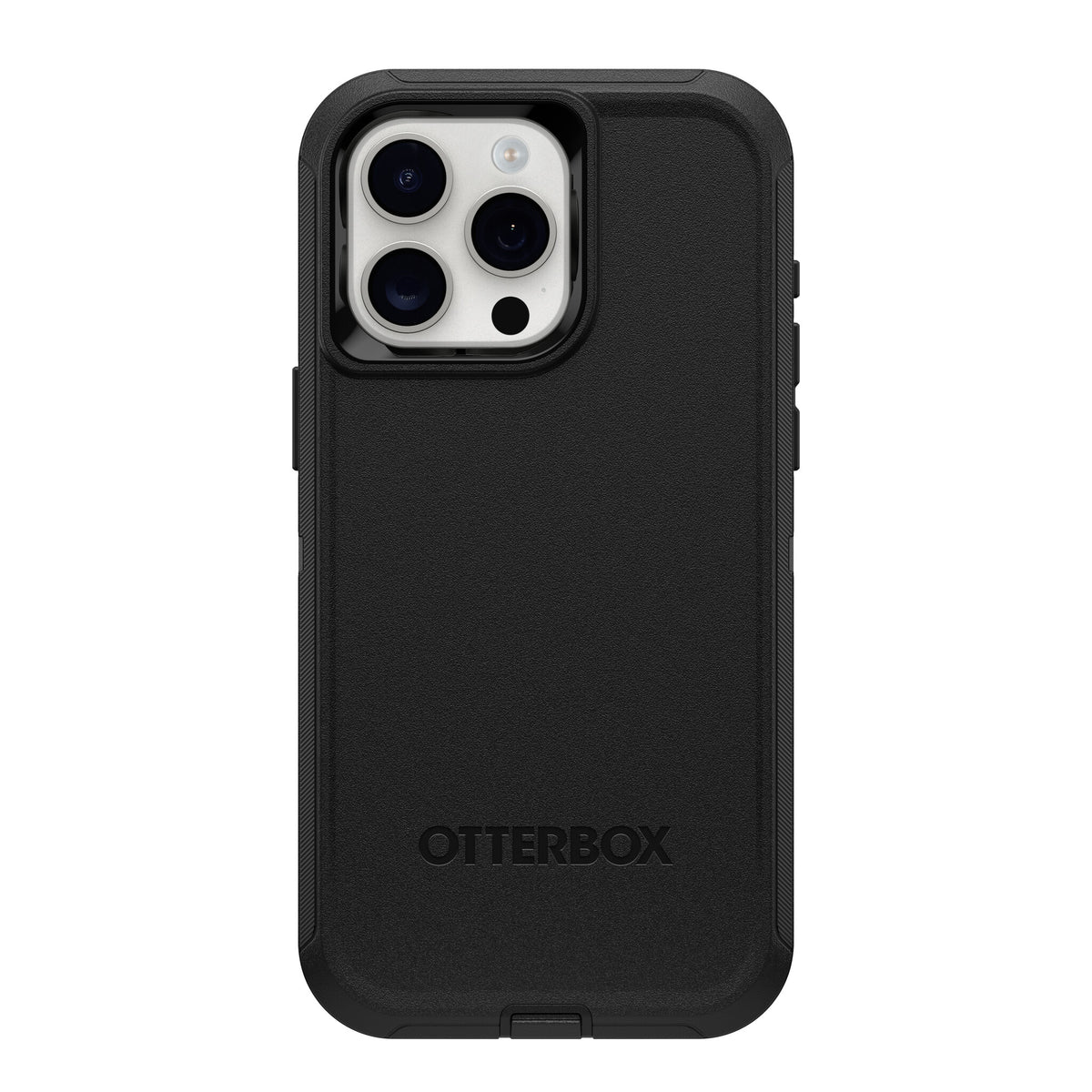 OtterBox Defender Series for iPhone 15 Pro Max in Black - No Packaging