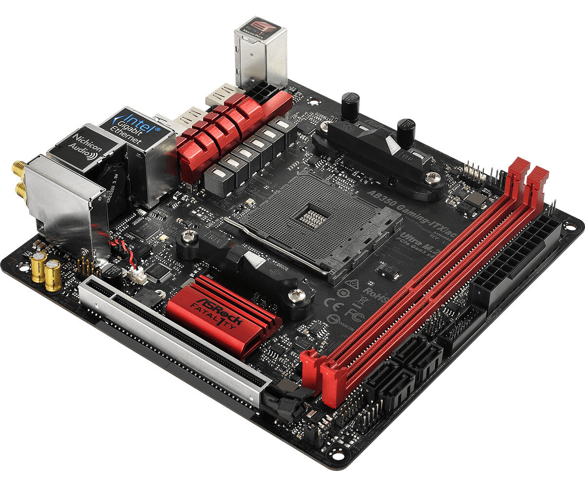 Asrock Fatal1ty AB350 Gaming-ITX/ac mini ITX motherboard - AMD B350 Socket AM4