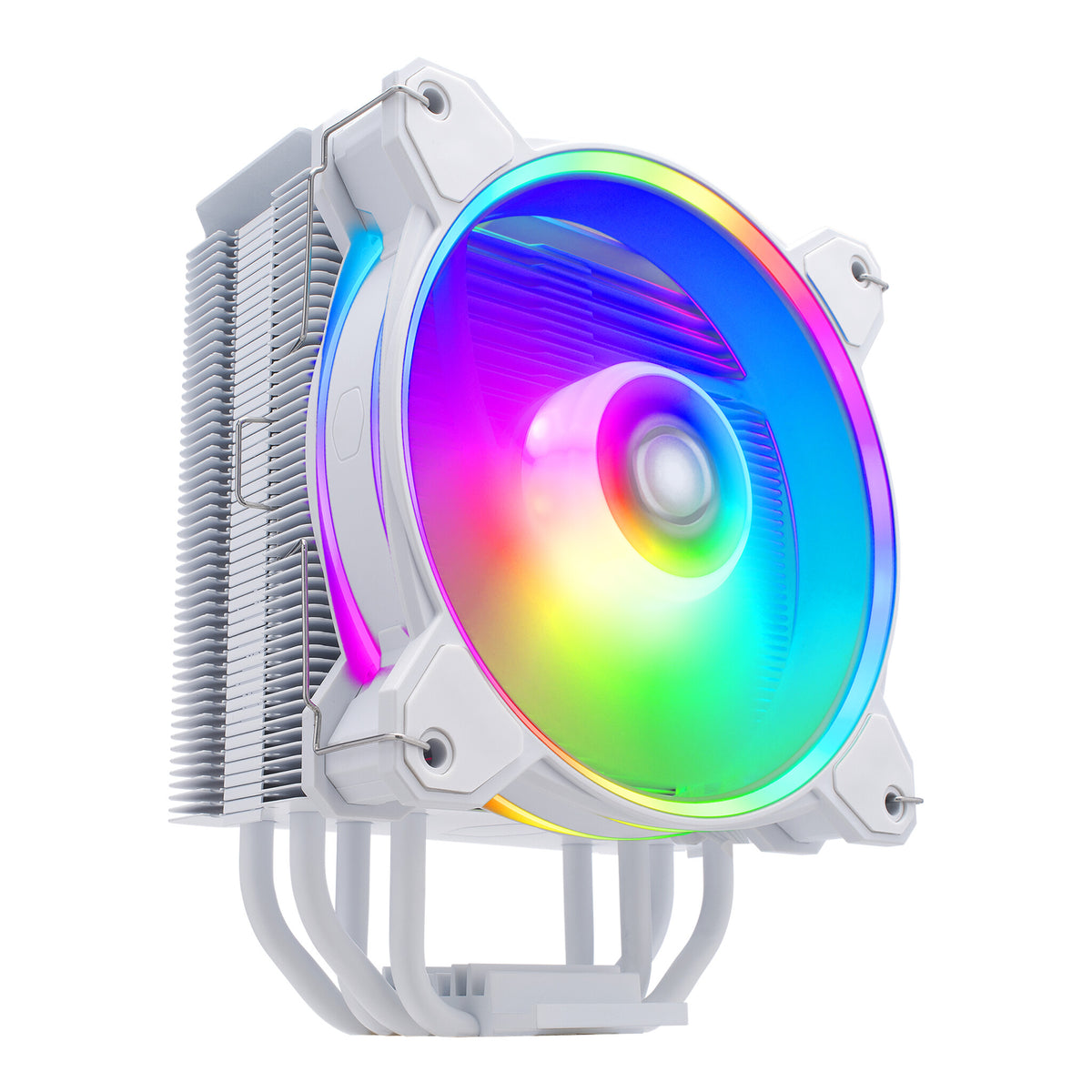 Cooler Master Hyper 212 Halo - Air Processor Cooler in White - 120mm