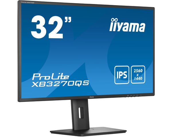 iiyama ProLite XB3270QS-B5 Computer Monitor 80 cm (31.5&quot;) 2560 x 1440 pixels Wide Quad HD LED Black